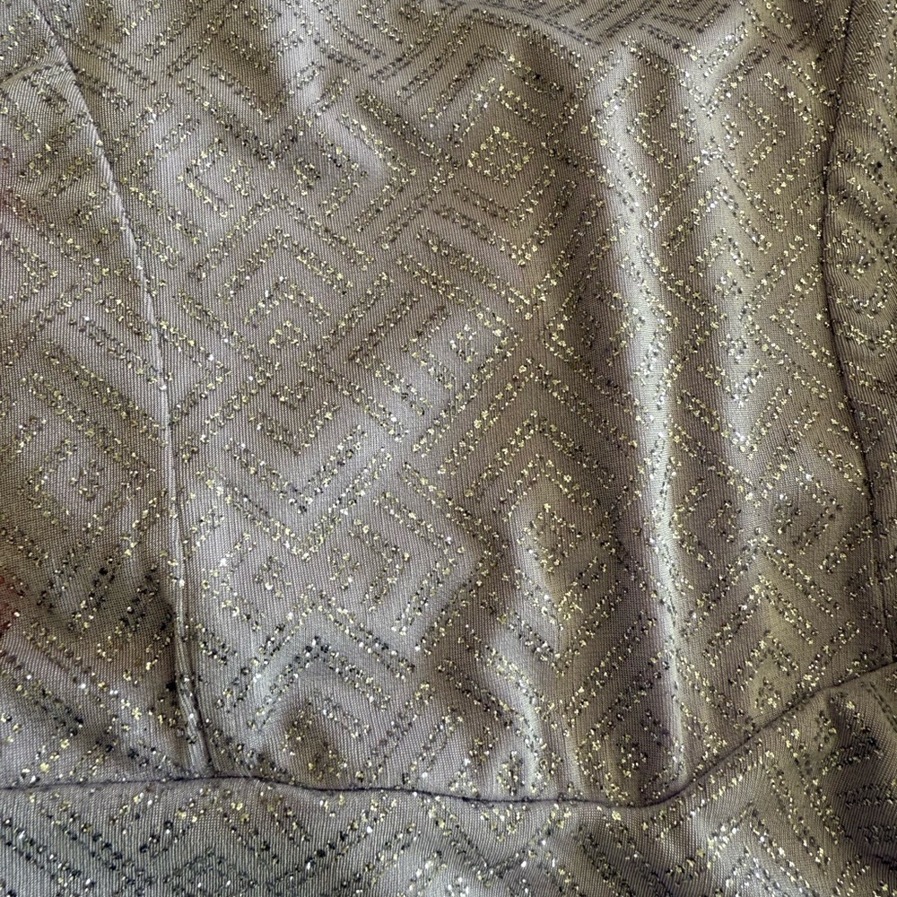 LOVE, NICKIE LEW Girls Size 10 Tulip Front Shimmer Dress Lilac - Picture 6 of 8